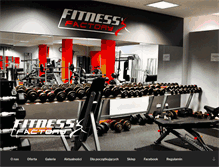 Tablet Screenshot of fitness-factory.pl